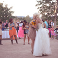 wedding bouquet toss (1)